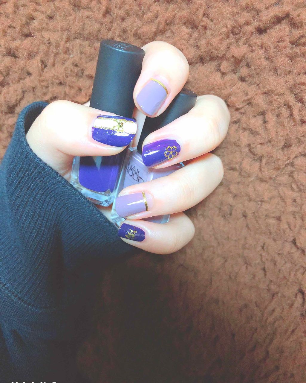 ネイルホリック Mode color PU104/ネイルホリック/マニキュアを使ったクチコミ（1枚目）