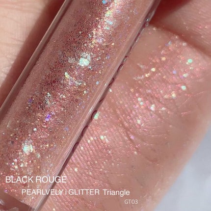 パールブリー アイグリッター  トライアングル/BLACK ROUGE/グリッターを使ったクチコミ(3枚目)
