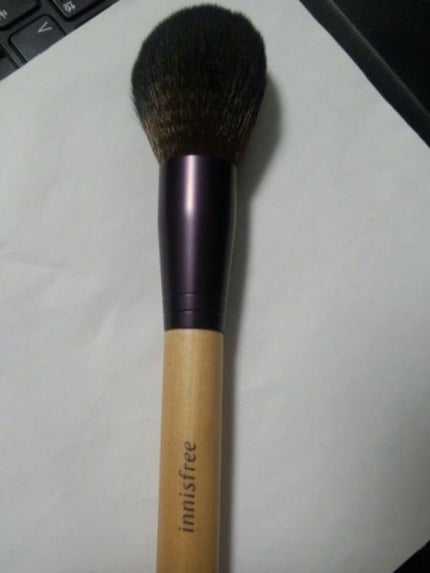 マスター パウダー ブラシ/innisfree/メイクブラシを使ったクチコミ(3枚目)