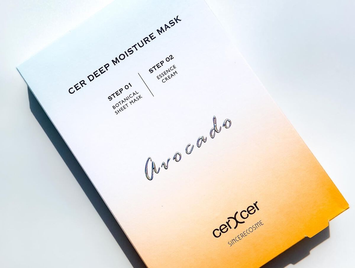 ディープモイスチャー マスク　(ケアクリーム付き)/cerXcer/シートマスク・パックを使ったクチコミ（2枚目）