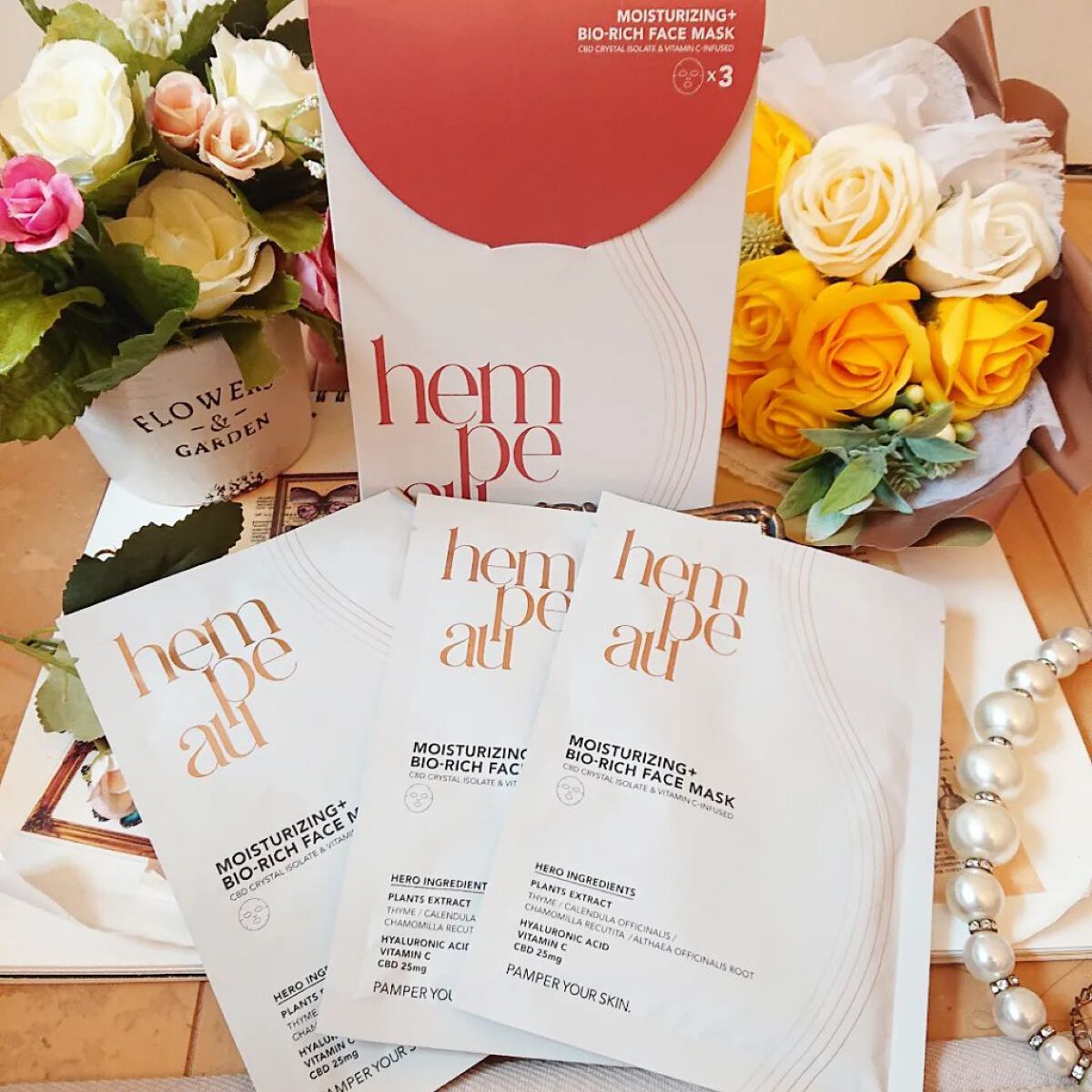 ヘンポフェイスマスク/hempeau/シートマスク・パックを使ったクチコミ（1枚目）