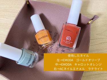 ほむほむ on LIPS 「パインネイル＆雑談スタバの新作パイナップルのが美味しかったのや..」（3枚目）