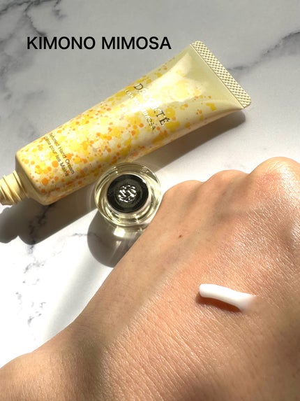 キモノ ミモザ パフュームド ハンドクリーム/DECORTÉ/ハンドクリームを使ったクチコミ(2枚目)
