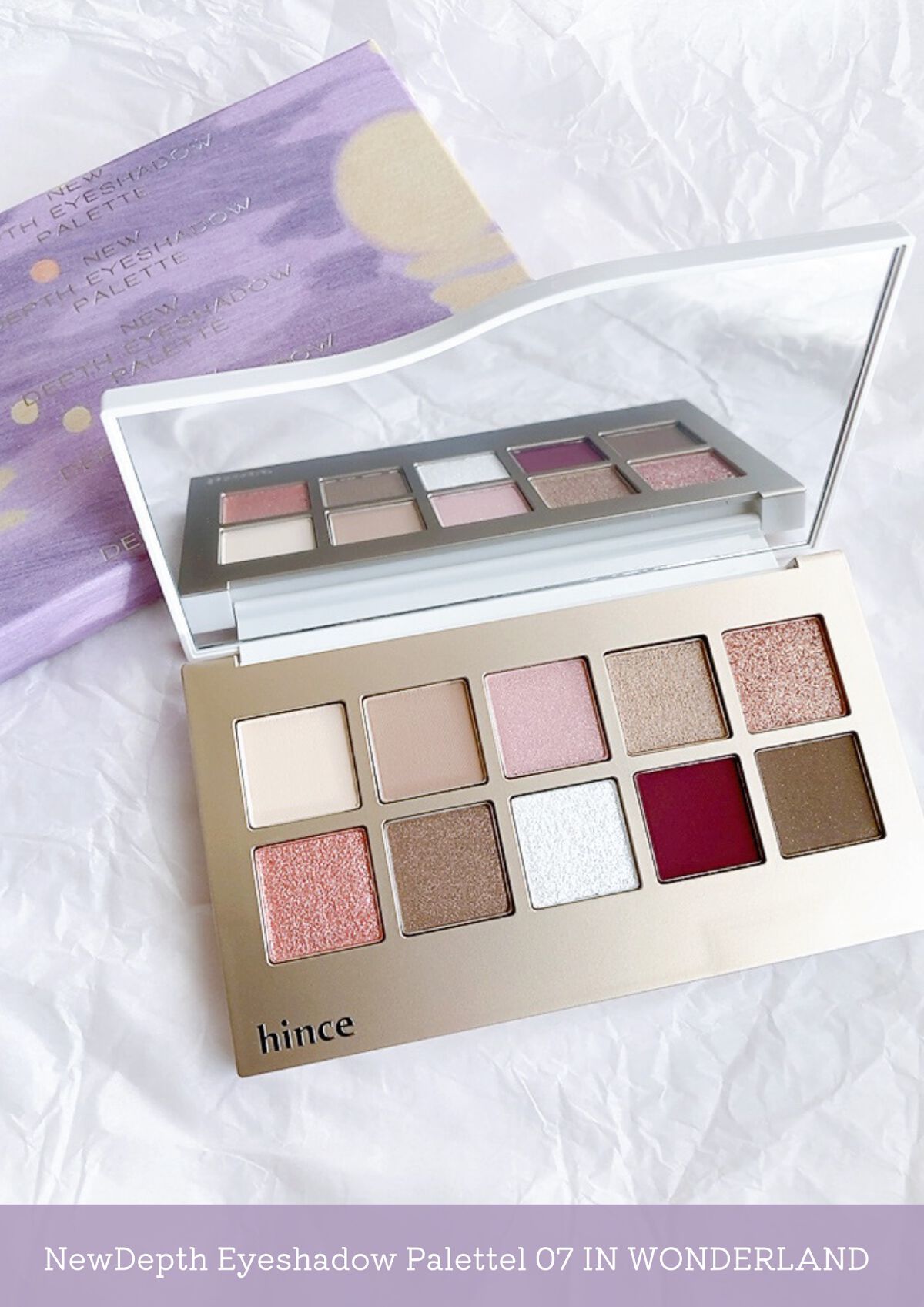 ニューデップスアイシャドウパレット/hince/アイシャドウパレットを使ったクチコミ(6枚目)