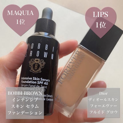 インテンシブ スキン セラム ファンデーション SPF40(PA++++)/BOBBI BROWN/リキッドファンデーションを使ったクチコミ(5枚目)
