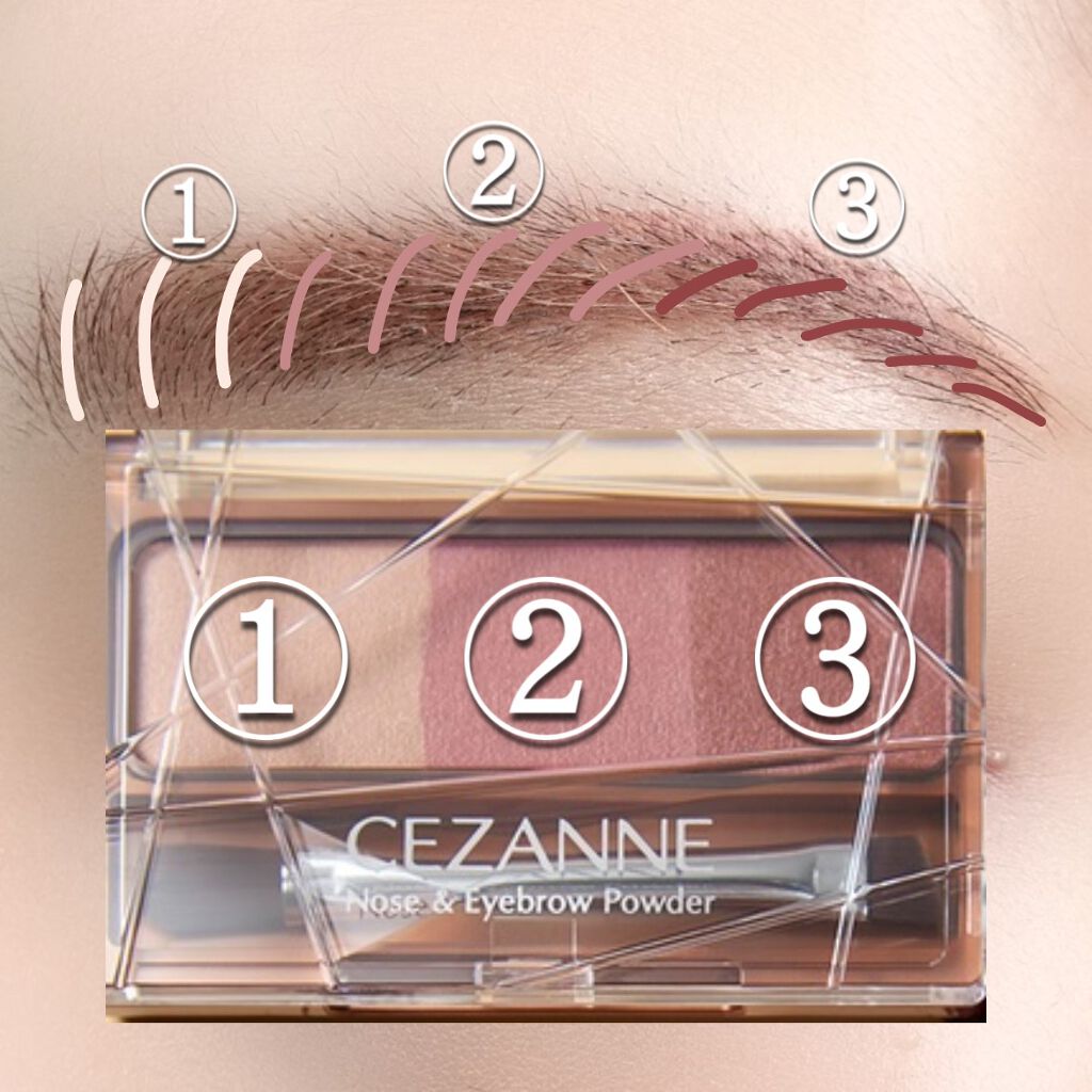 カラーリングアイブロウ/ヘビーローテーション/眉マスカラを使ったクチコミ（3枚目）