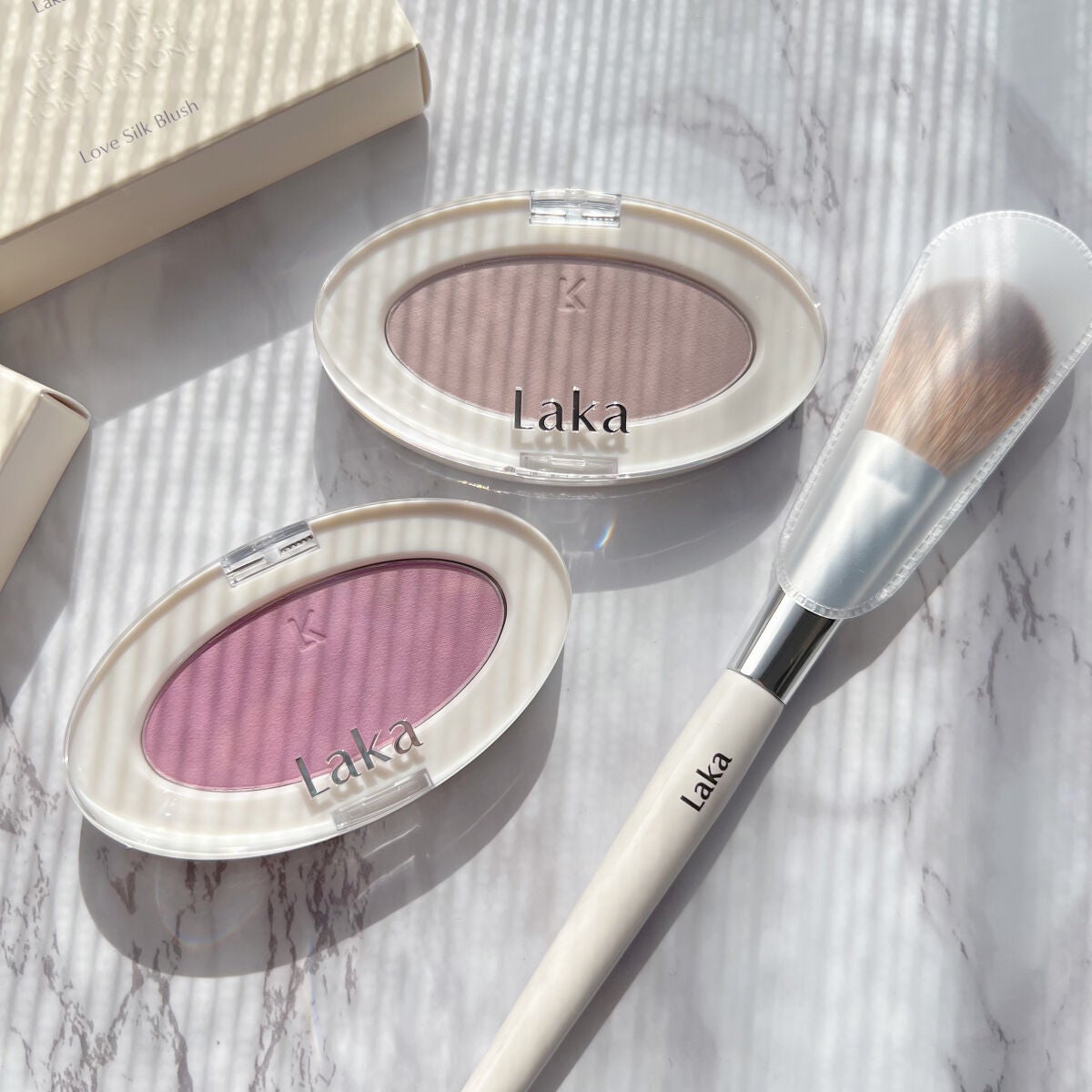 ラブシルクブラッシュ/Laka/パウダーチークを使ったクチコミ(2枚目)