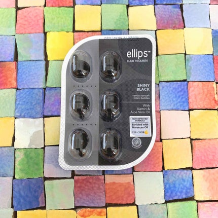 ヘアーオイル【シャイニーブラック】/ellips/ヘアオイルを使ったクチコミ(1枚目)