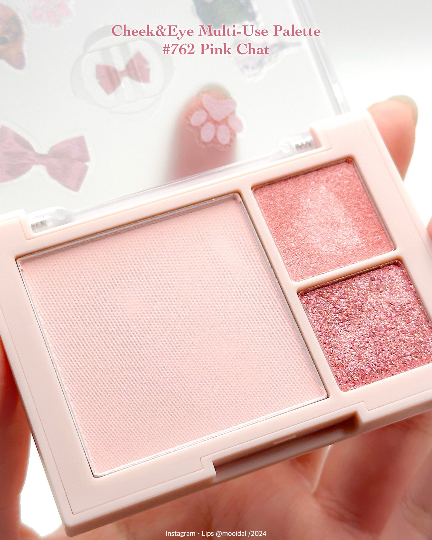 (ルシャブートコレクション)チーク&アイ マルチユーズ パレット/Dinto/パウダーチークを使ったクチコミ(4枚目)