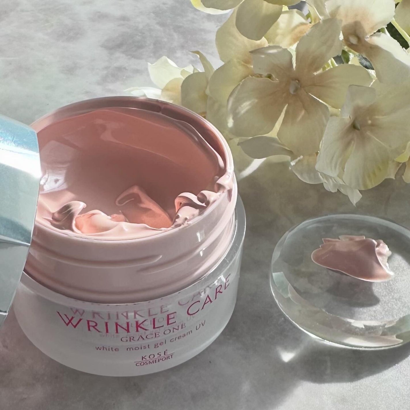 リンクルケア ホワイト モイストジェルクリーム UV/グレイスワン/オールインワン化粧品を使ったクチコミ(4枚目)