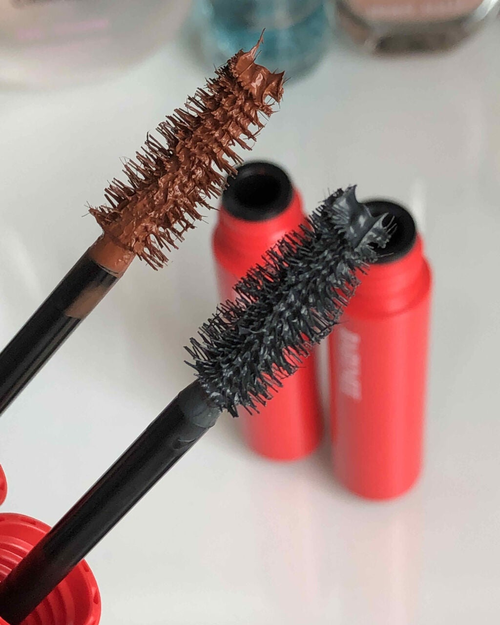 ニュアンスカラーマスカラ/BABYMEE/マスカラを使ったクチコミ(2枚目)