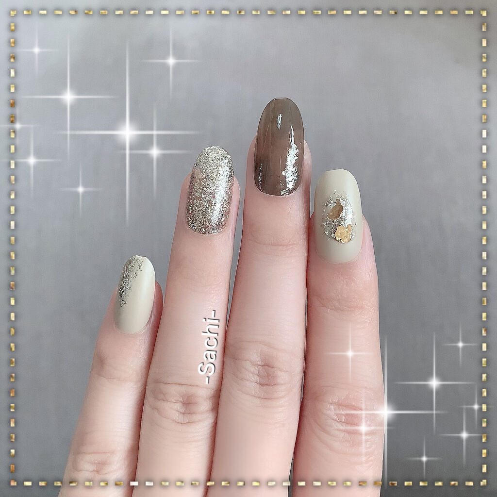 ネイルホリック Nostalgic color BE322/ネイルホリック/マニキュアを使ったクチコミ（3枚目）