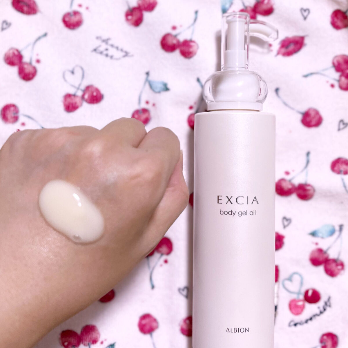 エクシア ボディジェルオイル/ALBION/ボディオイルを使ったクチコミ（2枚目）
