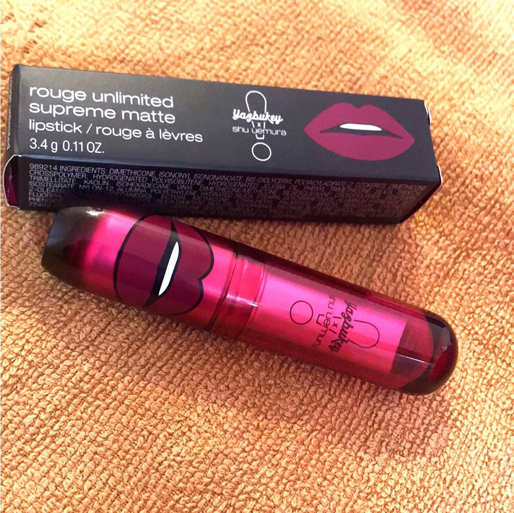 ルージュ アンリミテッド マット/shu uemura/口紅を使ったクチコミ(1枚目)