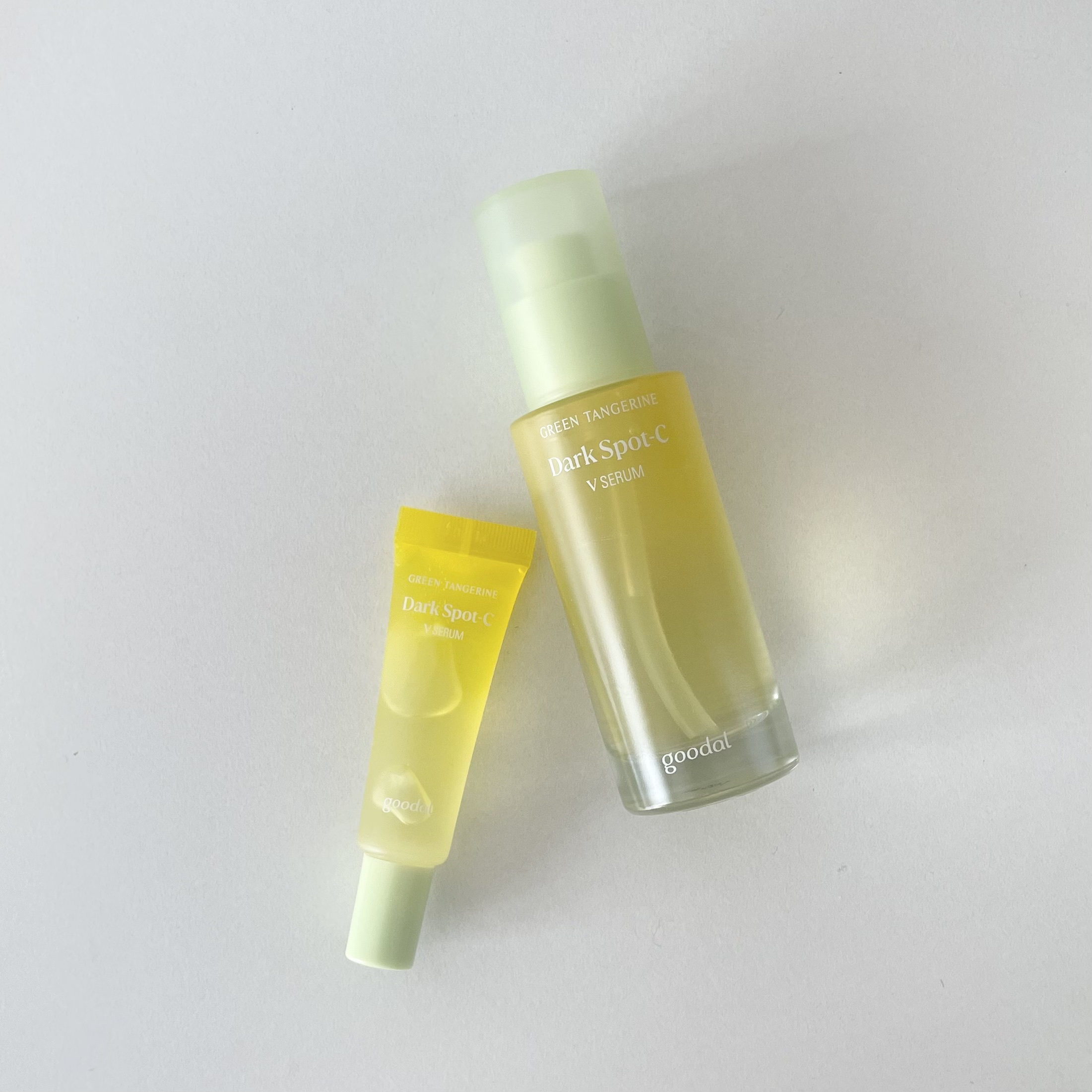 グリーンタンジェリン ビタC ダークスポットケアセラム/goodal/美容液を使ったクチコミ（1枚目）