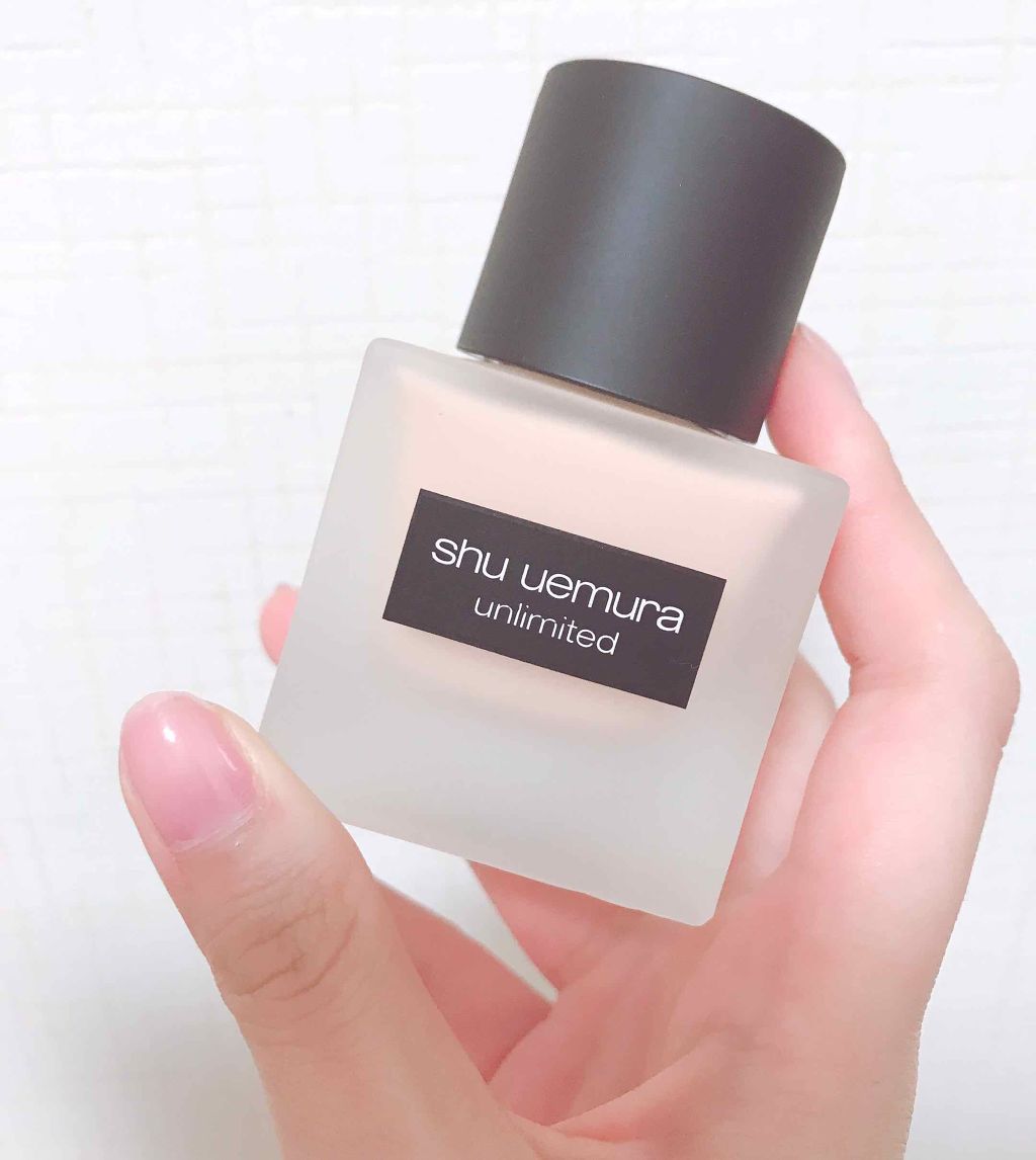 （旧）アンリミテッド ラスティング フルイド/shu uemura/リキッドファンデーションを使ったクチコミ（1枚目）