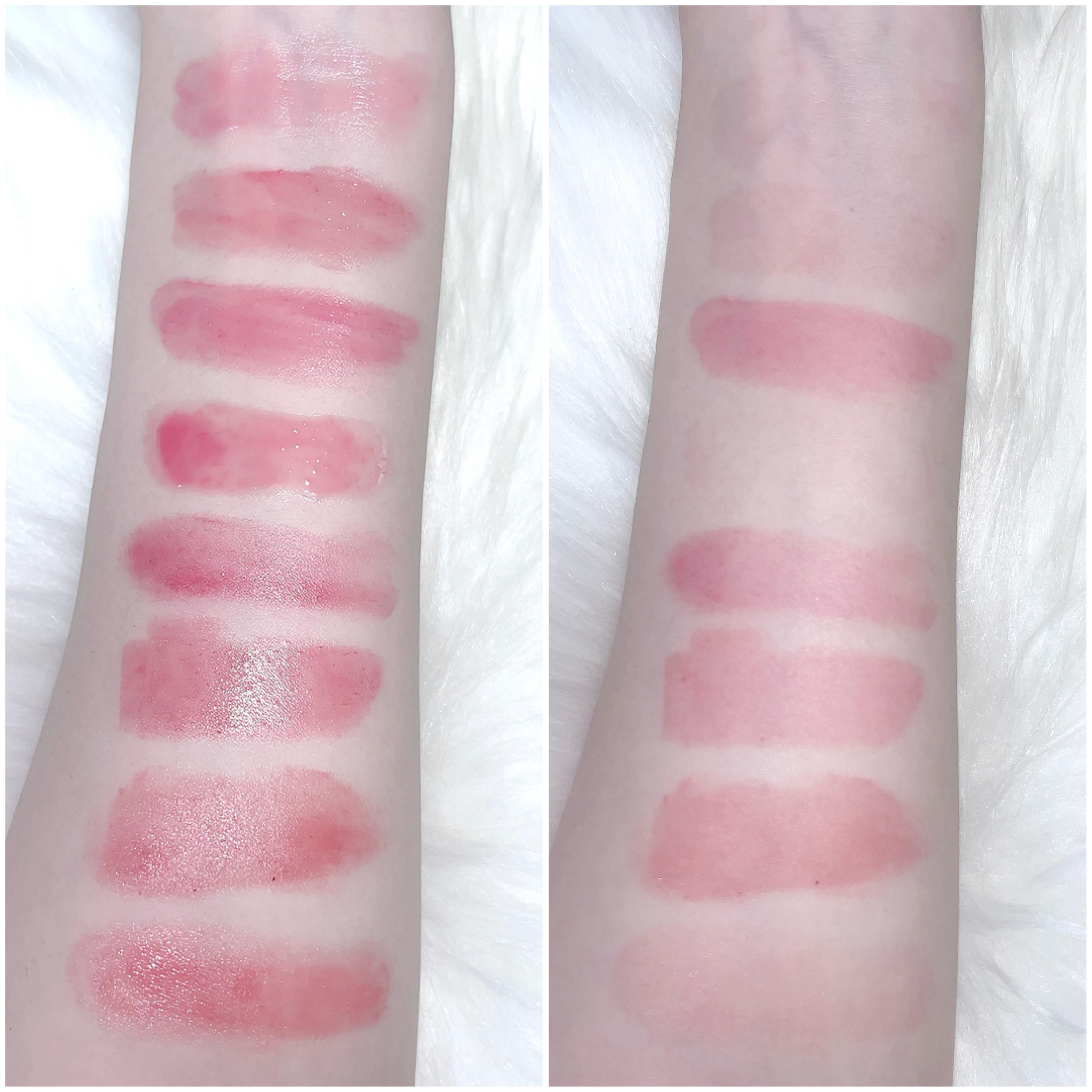 ジューシーネクターリップスティック 02 ベイビーピンク/Peach C/口紅を使ったクチコミ（3枚目）