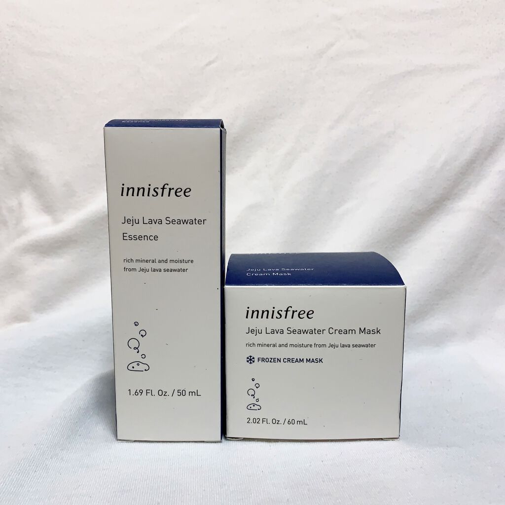 ラバシーウォーター クリームマスク/innisfree/フェイスクリームを使ったクチコミ（2枚目）