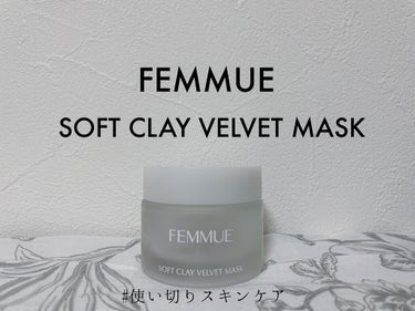 ソフトクレイ ベルベットマスク/FEMMUE/洗い流すパック・マスクを使ったクチコミ（1枚目）