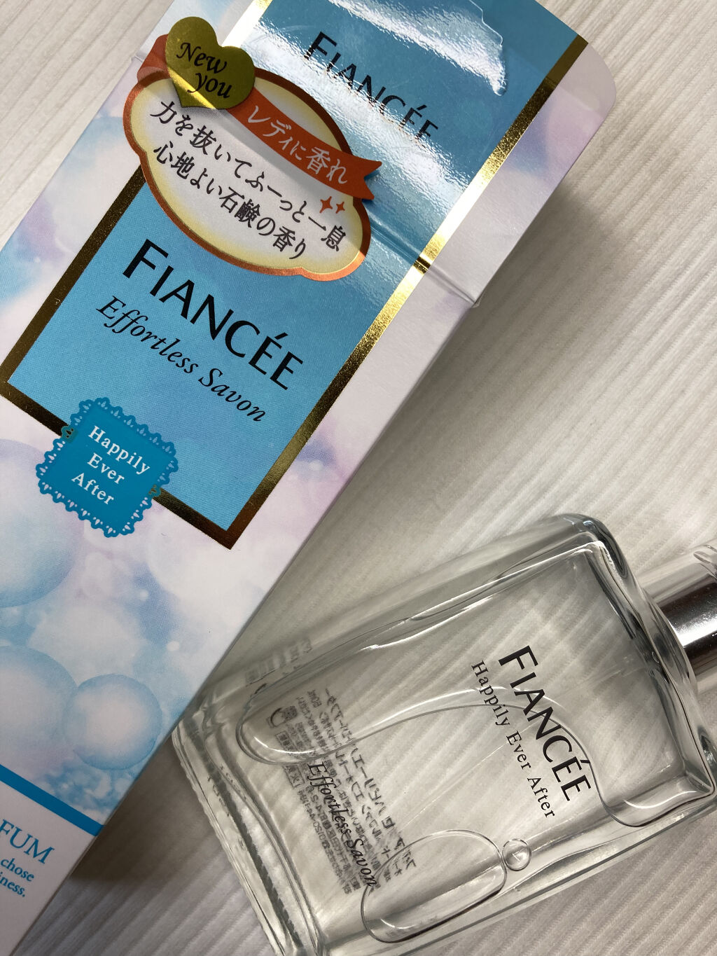 ハピリーエバーアフター　オードパルファン　エフォートレスサボン/フィアンセ/香水(レディース)を使ったクチコミ（2枚目）