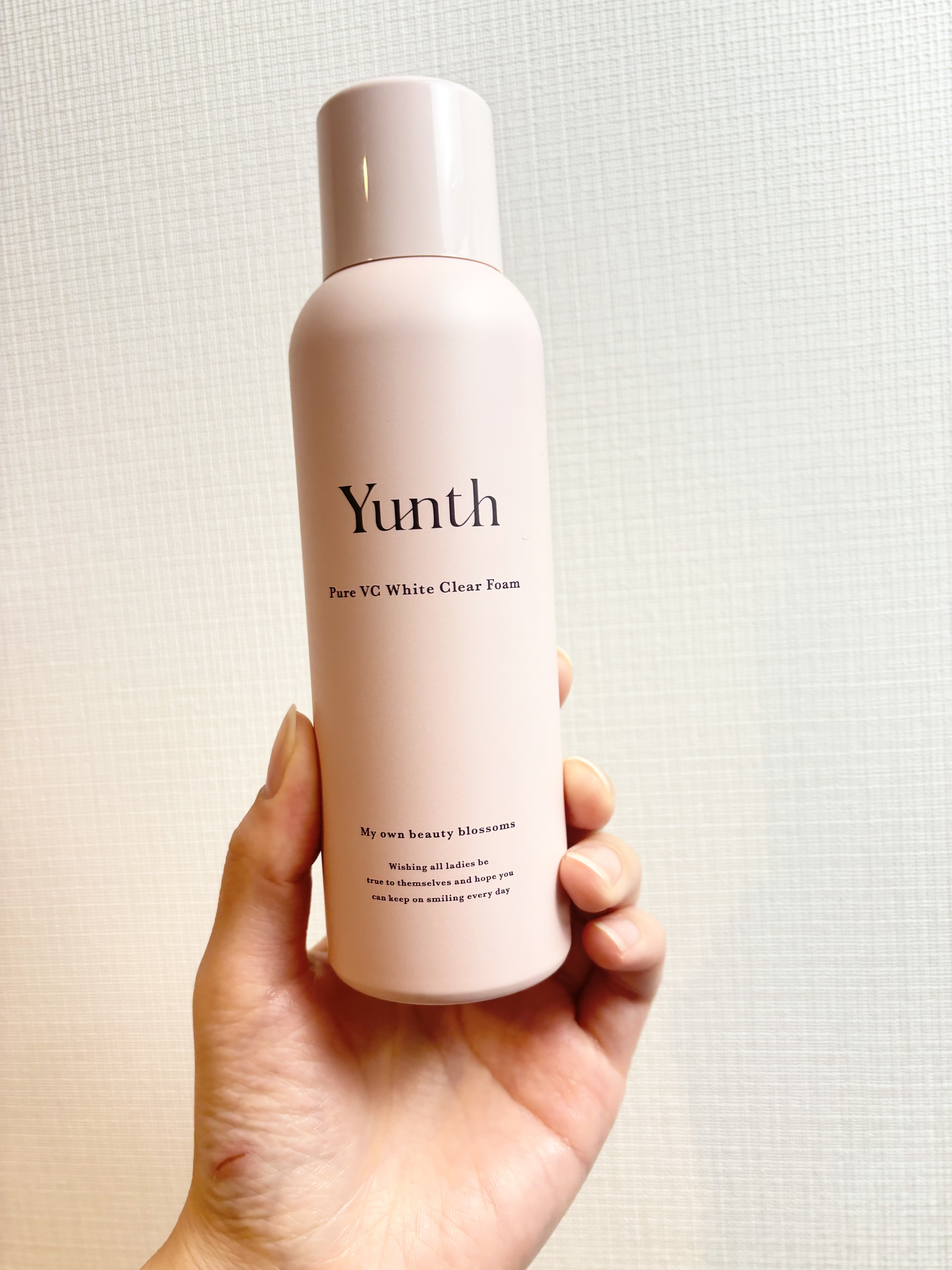 🧸


SNSで見てずっとずっと気になってたYunthシリーズ🩷


その中から洗顔を使ってみたよ！


かなりしっかり振らないと泡になりにくくて
"しっかり振る"がどのくらいなのか
イマイチわからないところは残念だったけど🥹🥹🥹