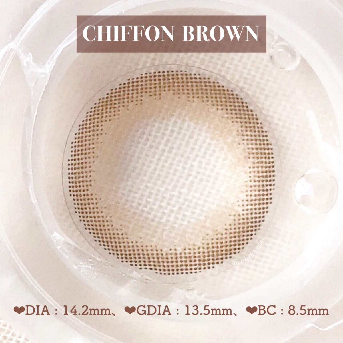 Chu's me 1day シフォンブラウン/Chu's me/ワンデー（１DAY）カラコンを使ったクチコミ（3枚目）