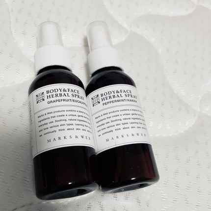 ボディ&フェイス ハーバルスプレー ペパーミント/MARKS&WEB/ミスト状化粧水を使ったクチコミ(1枚目)