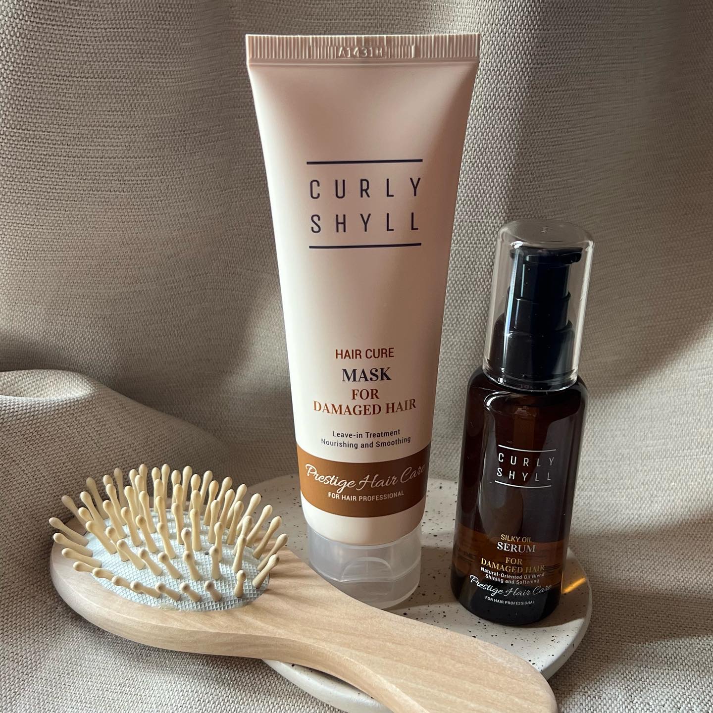 HAIR CURE MASK/CULRY SHYLL/アウトバストリートメントを使ったクチコミ（1枚目）