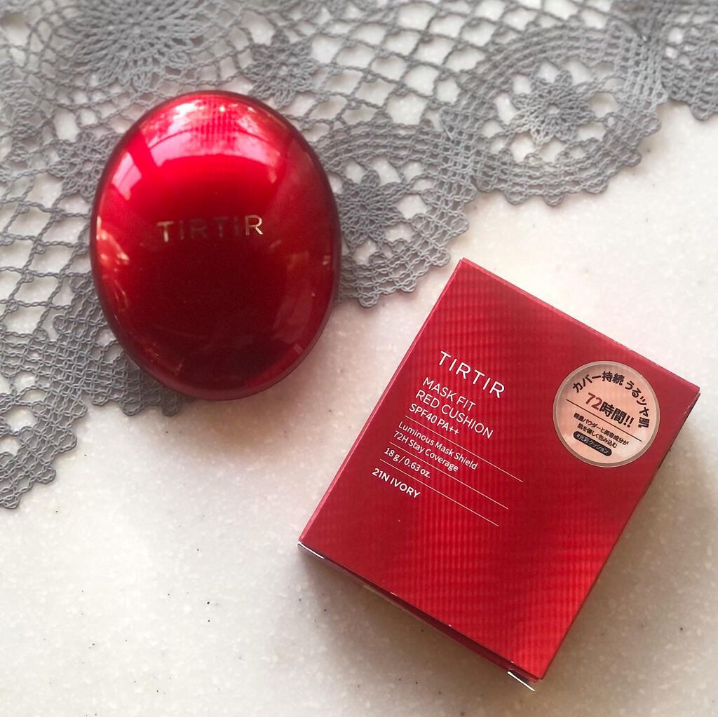 マスク フィット レッド クッション/TIRTIR(ティルティル)/クッションファンデーションを使ったクチコミ(2枚目)