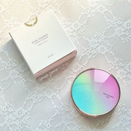 ピンクティーツリーカバークッション/APLIN/クッションファンデーションを使ったクチコミ(2枚目)