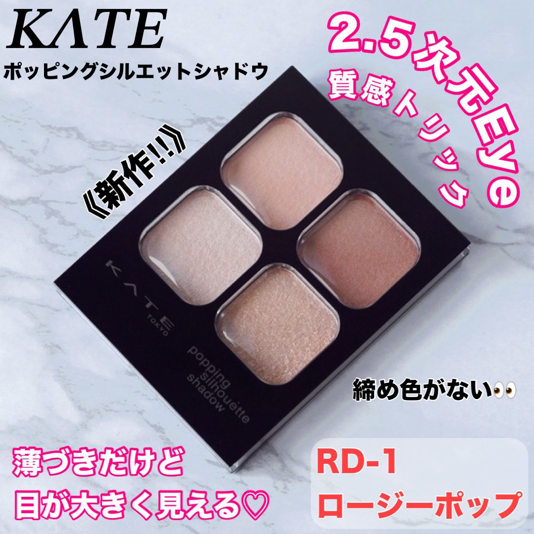 ケイト ポッピングシルエットシャドウ/KATE/アイシャドウパレットを使ったクチコミ（1枚目）