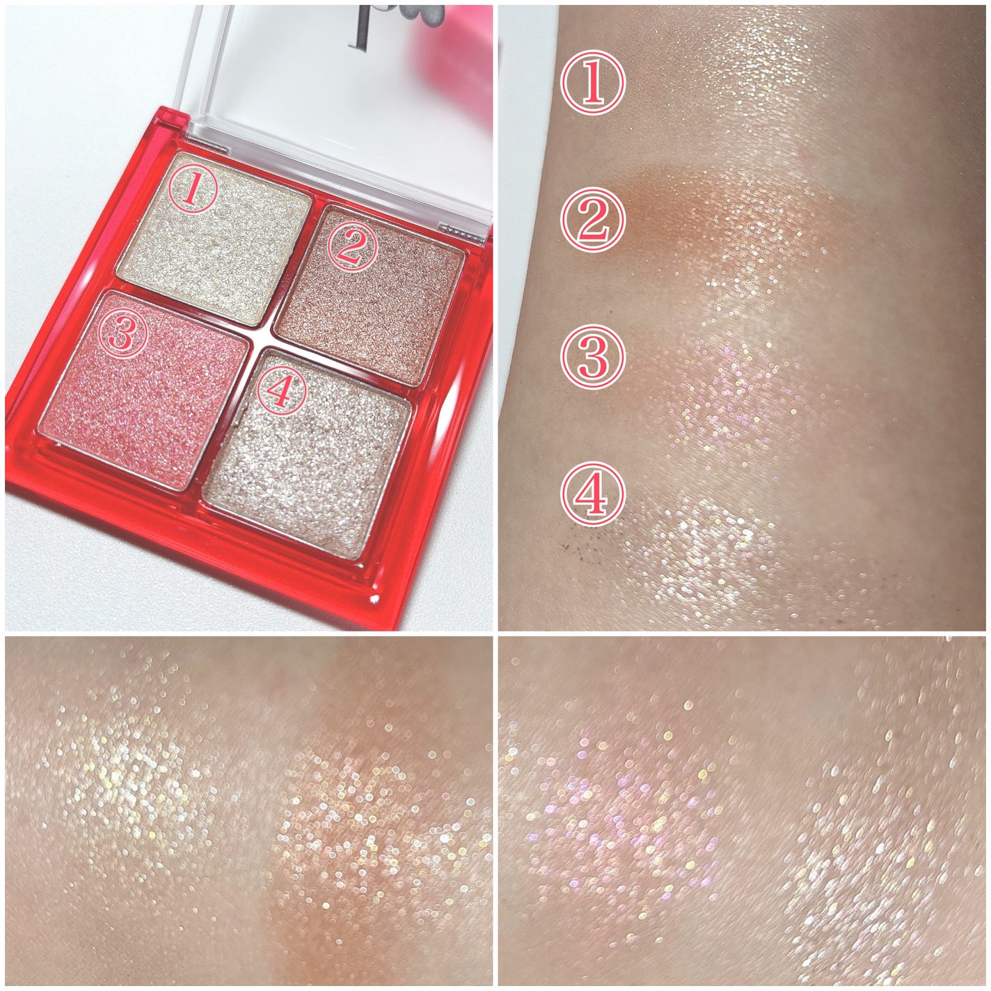 THE アイパレR/b idol/アイシャドウパレットを使ったクチコミ(3枚目)