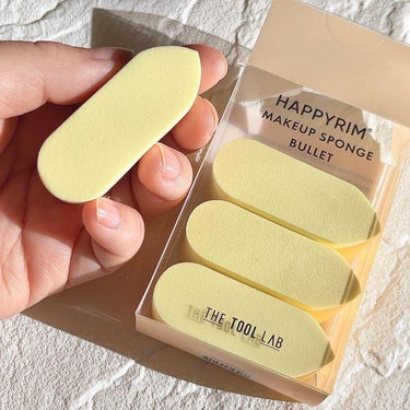 HAPPYRIM MAKEUP SPONGE BULLET/THE TOOL LAB/パフ・スポンジを使ったクチコミ（2枚目）