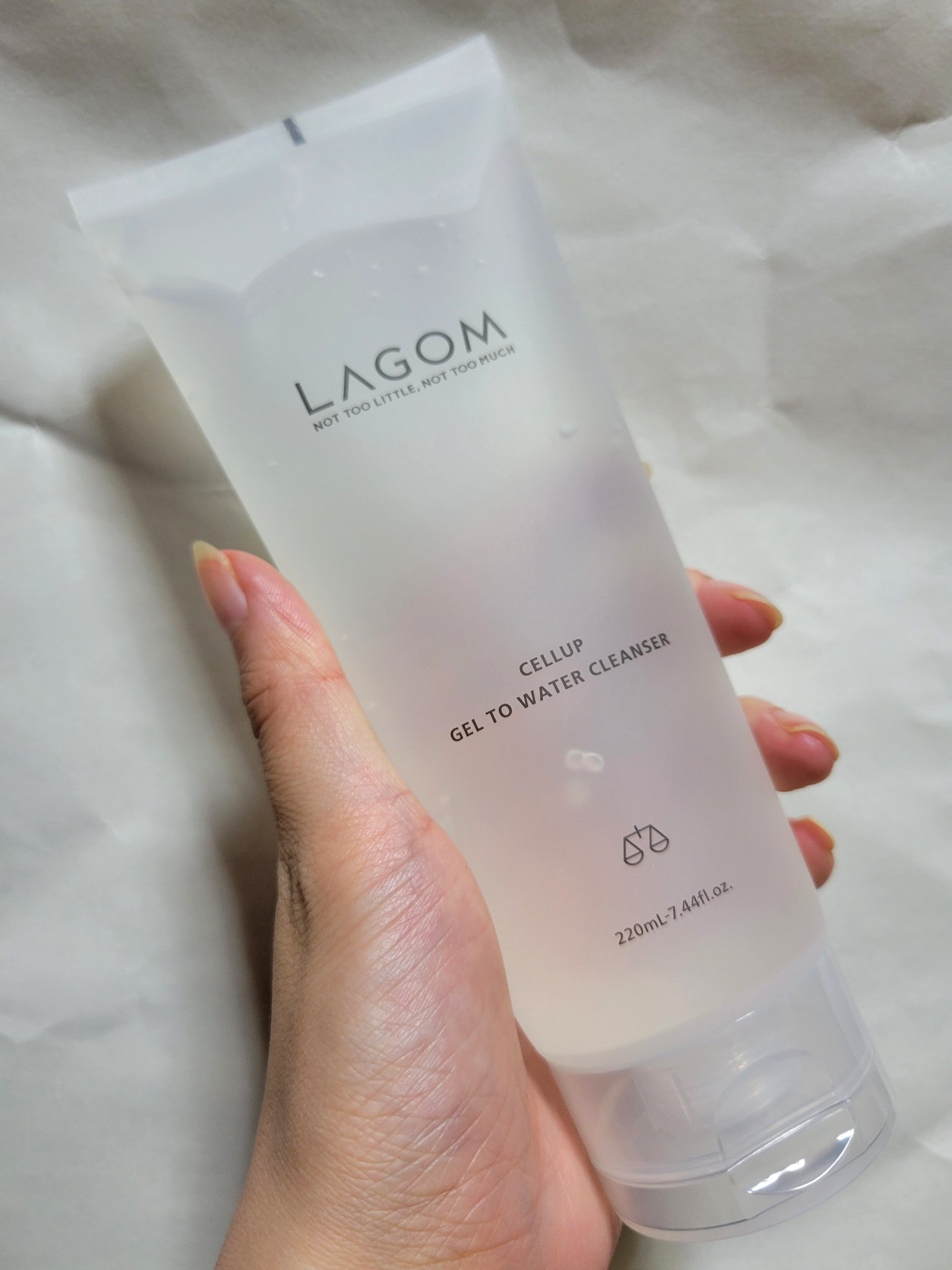 ラゴム ジェルトゥウォーター クレンザー(朝用洗顔)/LAGOM /その他洗顔料を使ったクチコミ（1枚目）