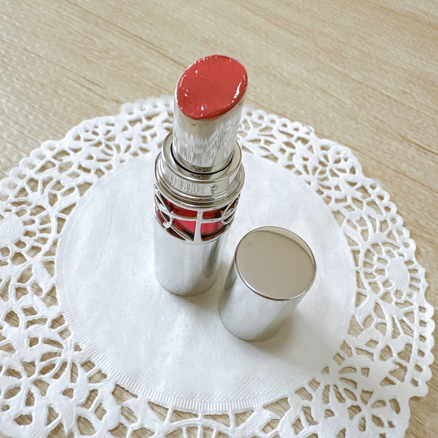 YSL ラブシャイン キャンディグレーズ/YVES SAINT LAURENT BEAUTE/口紅を使ったクチコミ(4枚目)