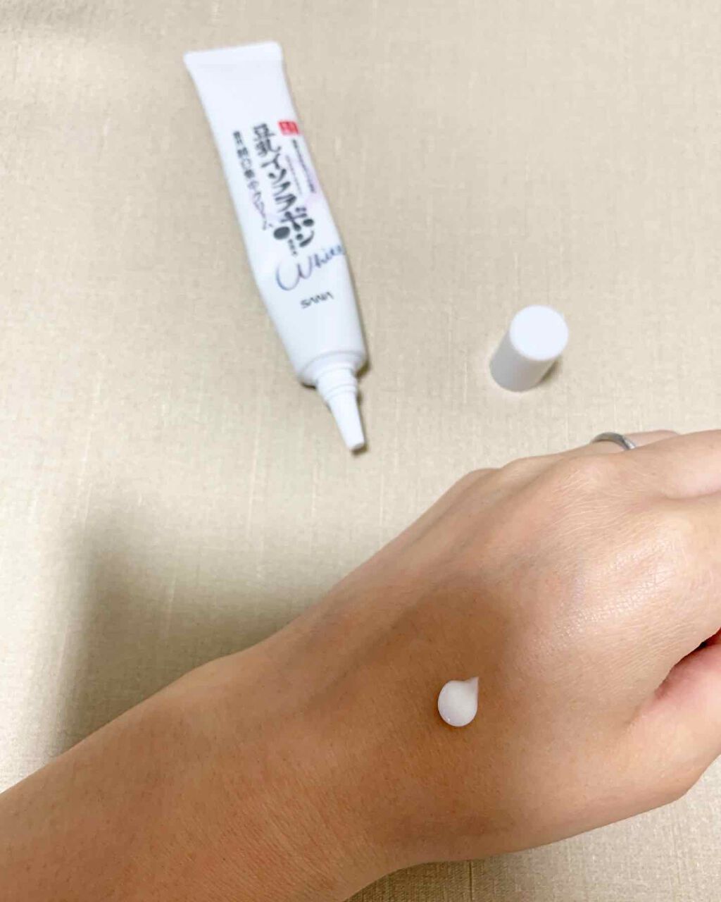 薬用美白スポッツクリーム/なめらか本舗/フェイスクリームを使ったクチコミ(1枚目)