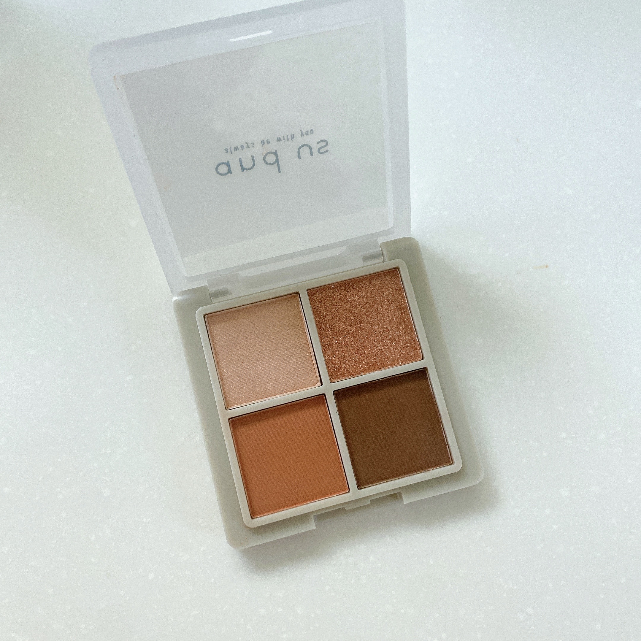 アイシャドウパレット（4色） 03OR/and us/アイシャドウパレットを使ったクチコミ（1枚目）