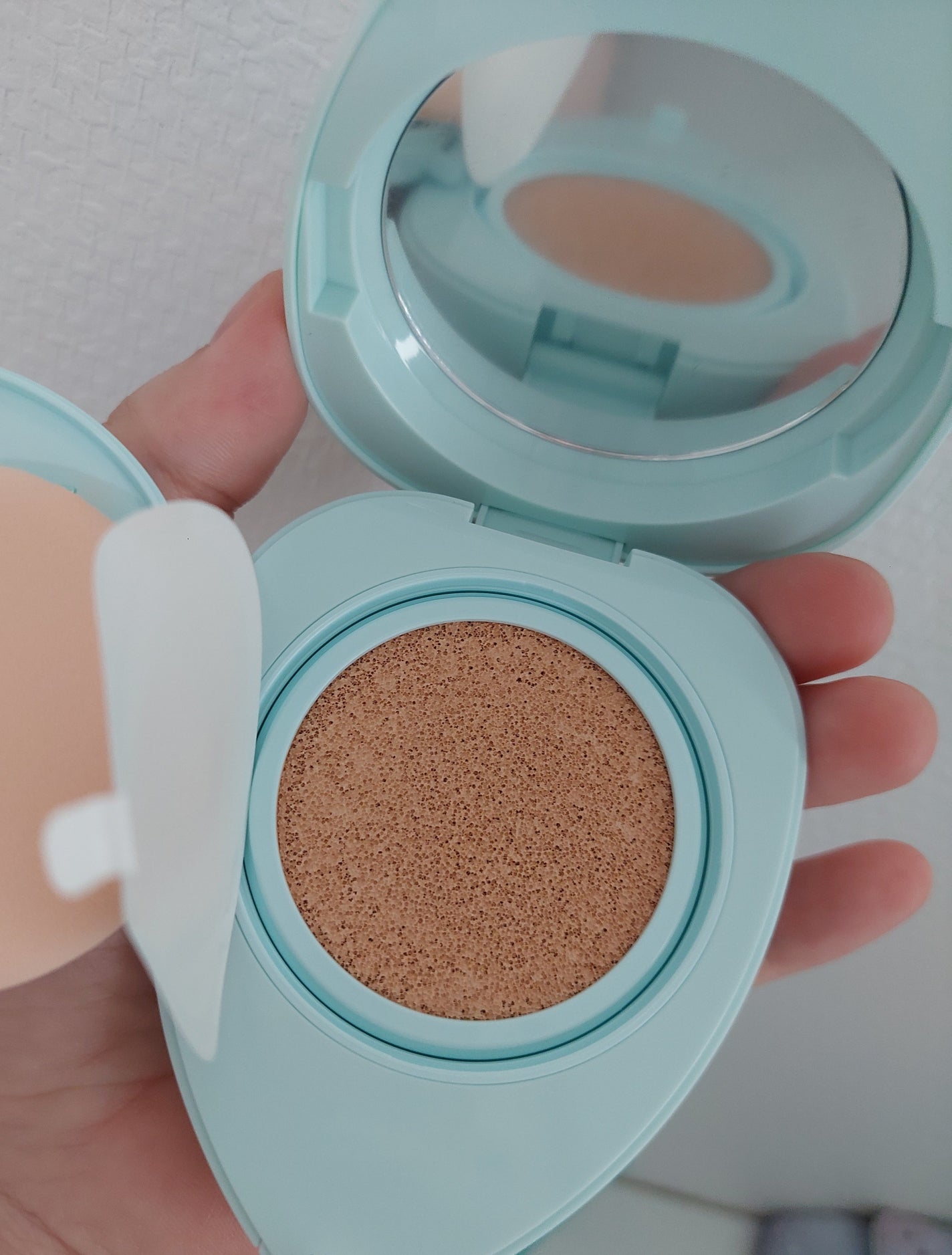 トワタッチ ハートクッション アクアベア/troistouch/クッションファンデーションを使ったクチコミ(5枚目)