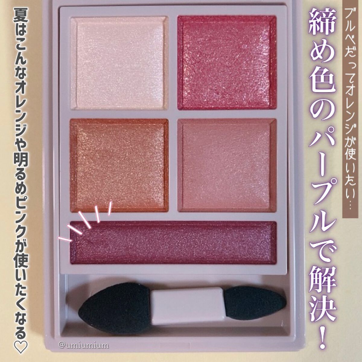 パノラマデザイン アイパレット/Visée/アイシャドウパレットを使ったクチコミ(3枚目)