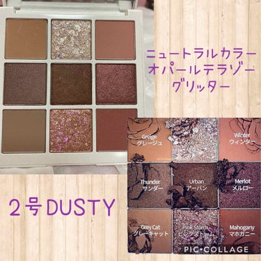 TERRAZZO Shadow palette/HOLIKA HOLIKA/パウダーアイシャドウを使ったクチコミ（2枚目）