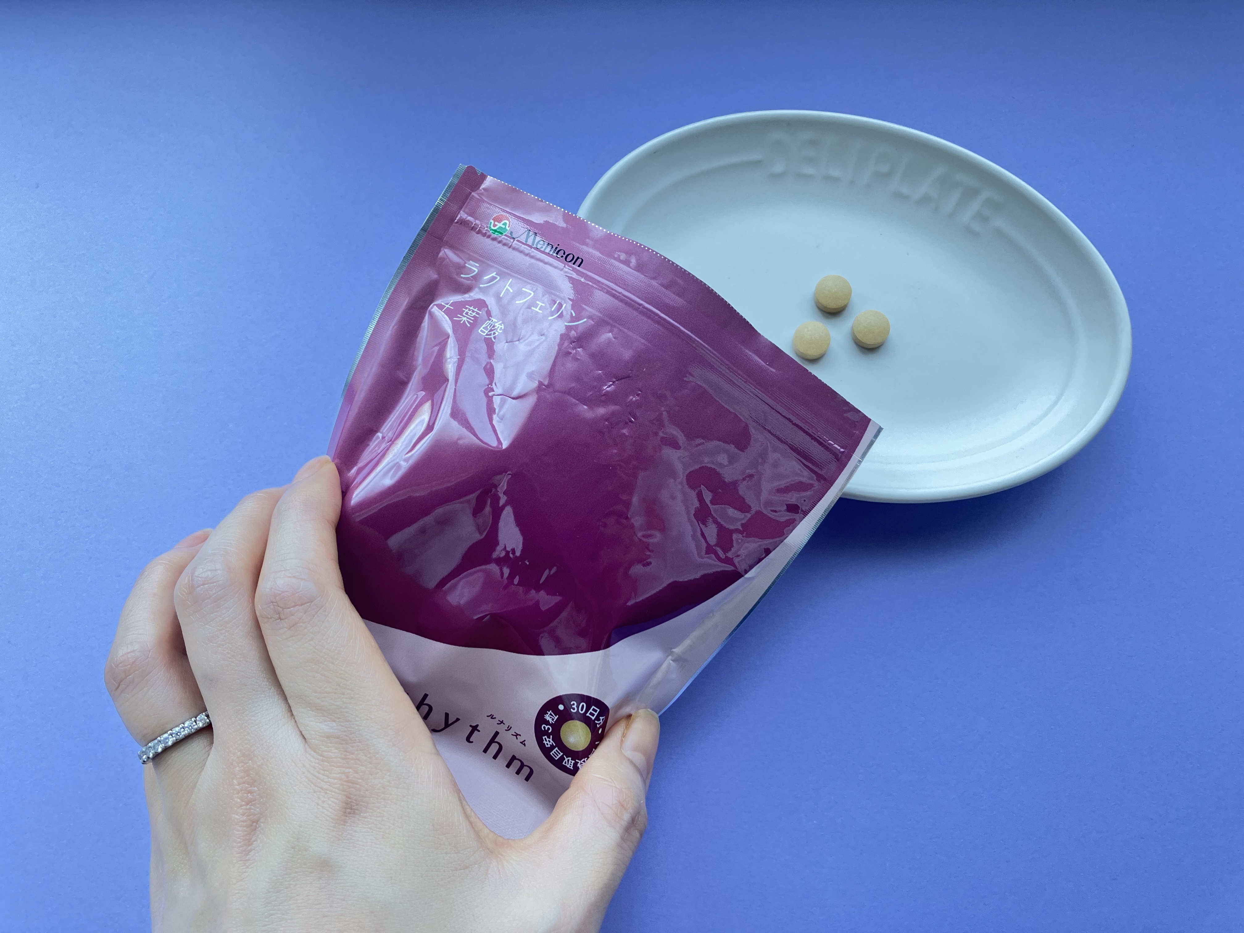 ルナリズム ラクトフェリン＋葉酸/メニコン/美容サプリメントを使ったクチコミ（1枚目）