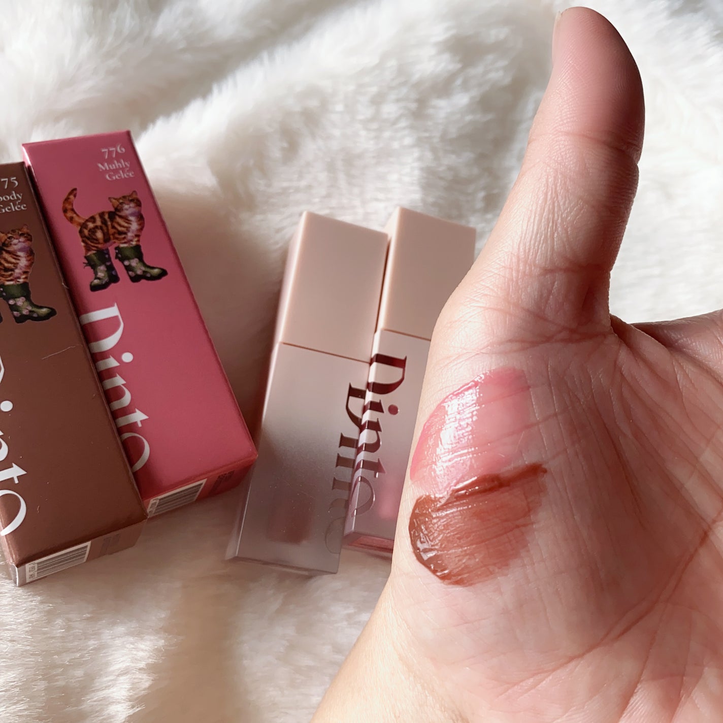 (ル・シャ ボテコレクション)ブラーゼリーボリュームリップティント/Dinto/リップティントを使ったクチコミ(3枚目)