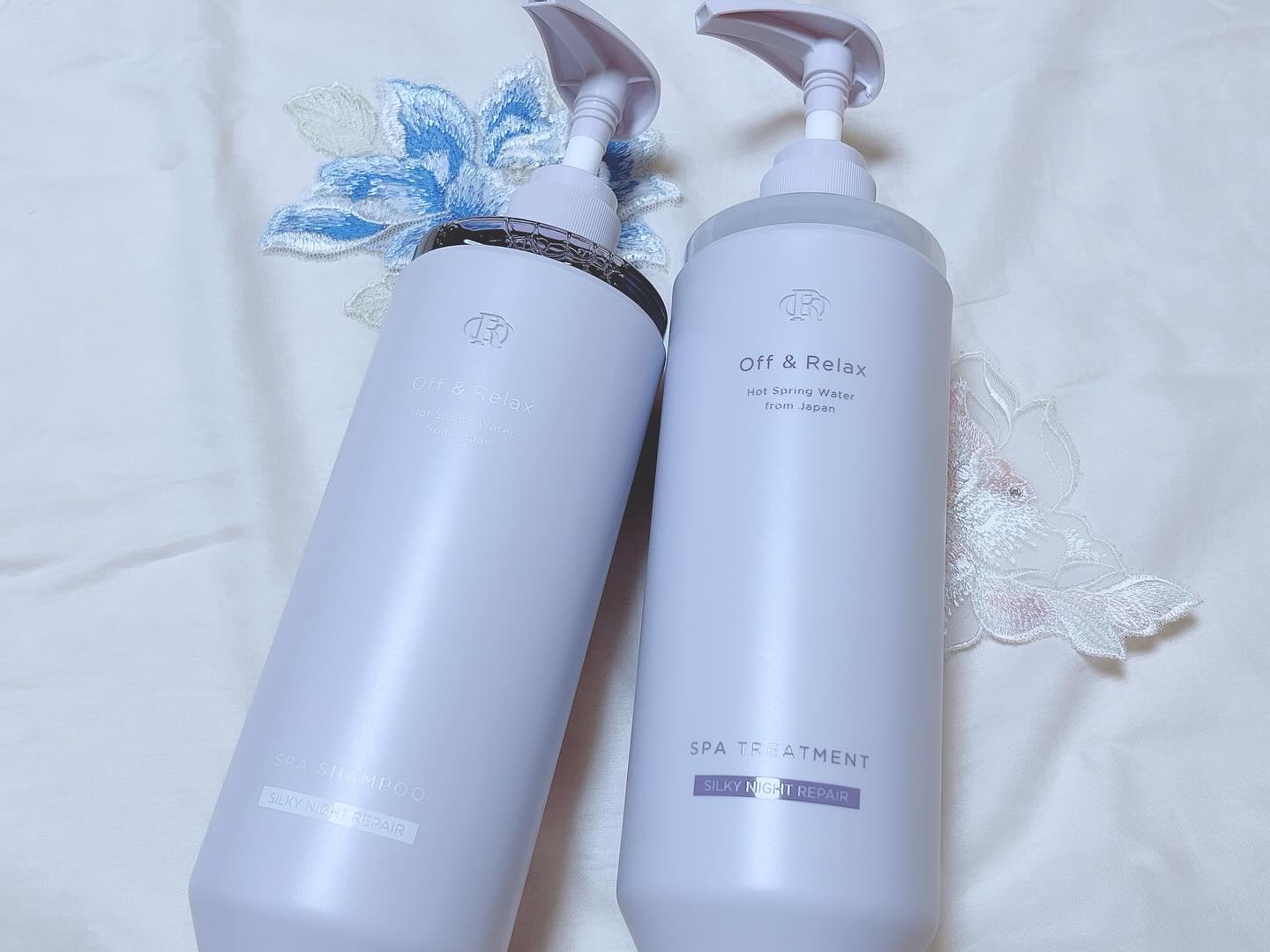 ＯＲ スパ・シャンプー／ヘアトリートメント シルキーナイトリペア/Off&Relax/市販シャンプーを使ったクチコミ（1枚目）