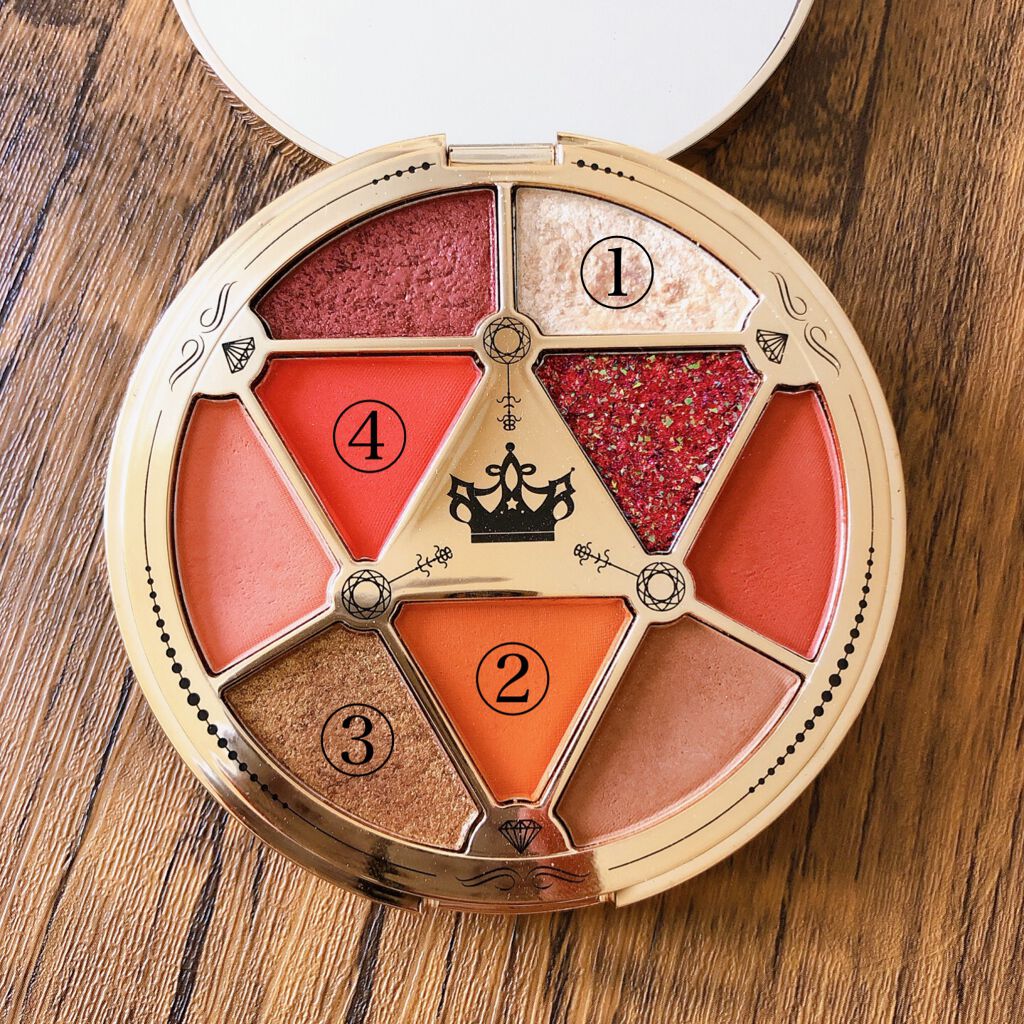 アリストアイシャドウパレット 9色/PEONYELF/アイシャドウパレットを使ったクチコミ(3枚目)