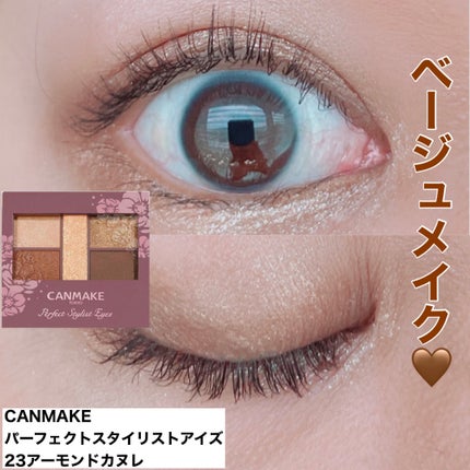 パーフェクトスタイリストアイズ/キャンメイク/アイシャドウパレットを使ったクチコミ(1枚目)