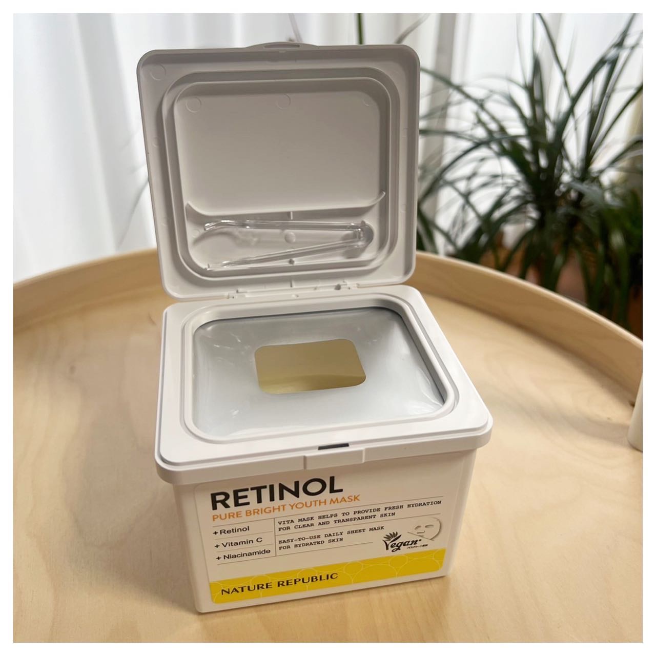 キューブマスク レチノール/ネイチャーリパブリック/シートマスク・パックを使ったクチコミ（2枚目）