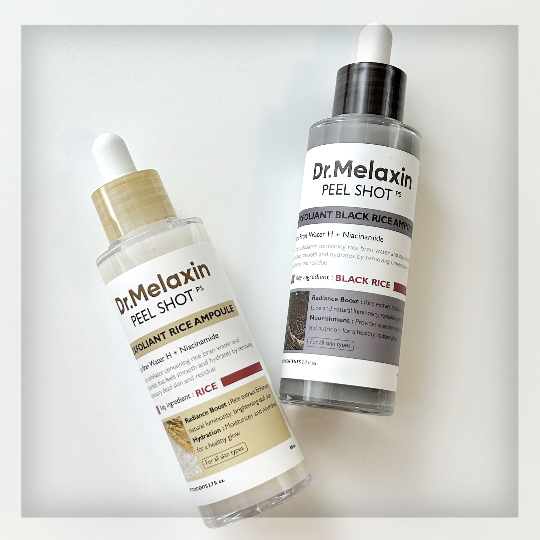 白米ピールショットゴマージュアンプル/Dr.Melaxin/美容液を使ったクチコミ（1枚目）