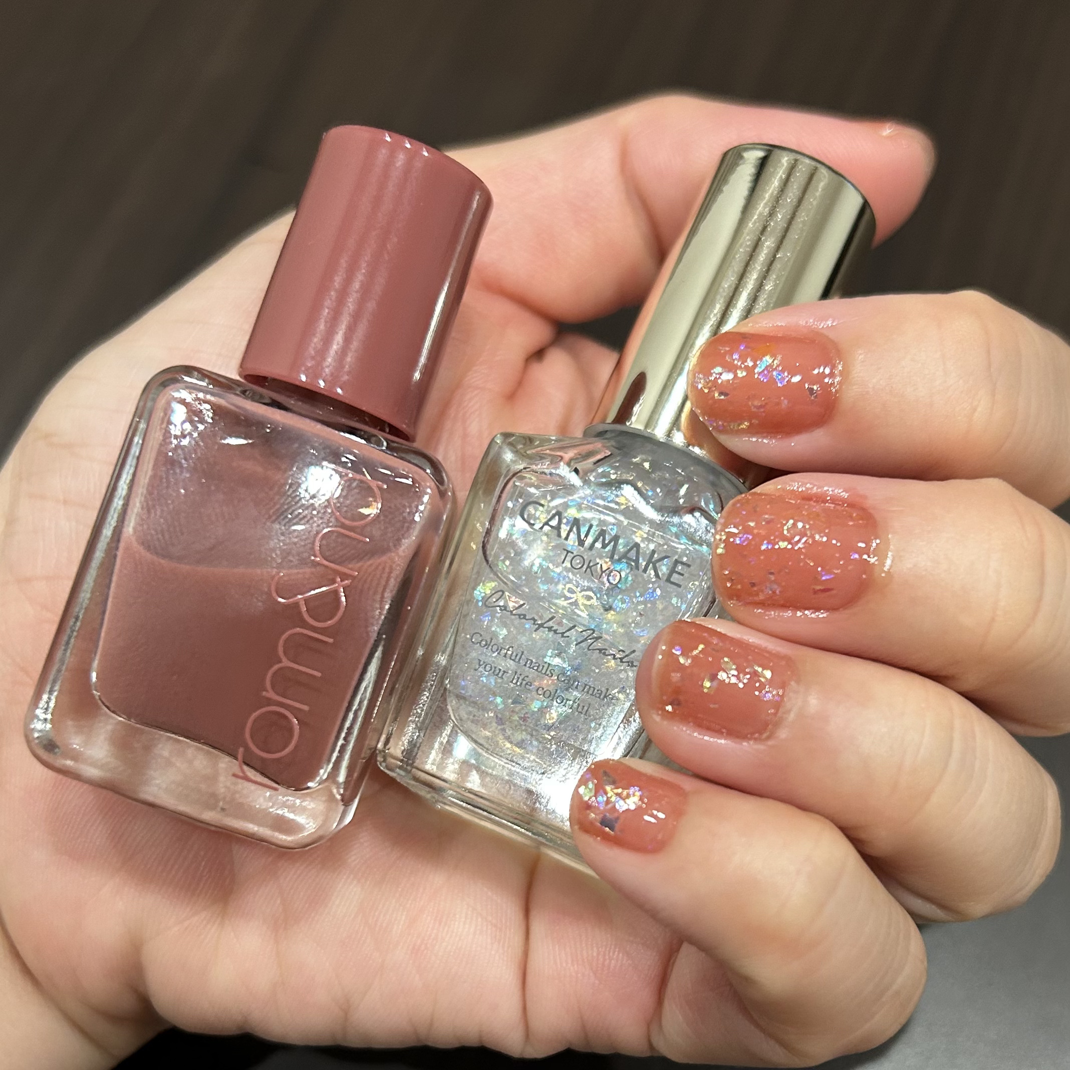 ムードペブルネイル/rom&nd/マニキュアを使ったクチコミ（1枚目）