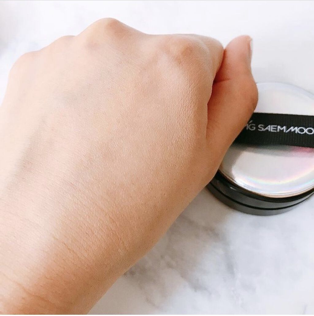 エッセンシャル スキン ヌーダー クッション Medium(本体+リフィル)/JUNG SAEM MOOL/クッションファンデーションを使ったクチコミ（3枚目）