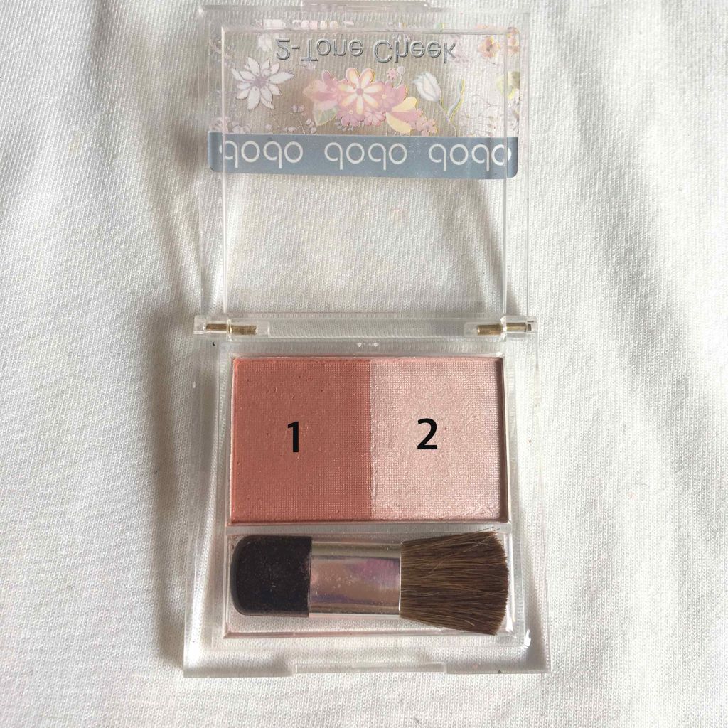 ツートーンチーク/ドド/パウダーチークを使ったクチコミ(2枚目)